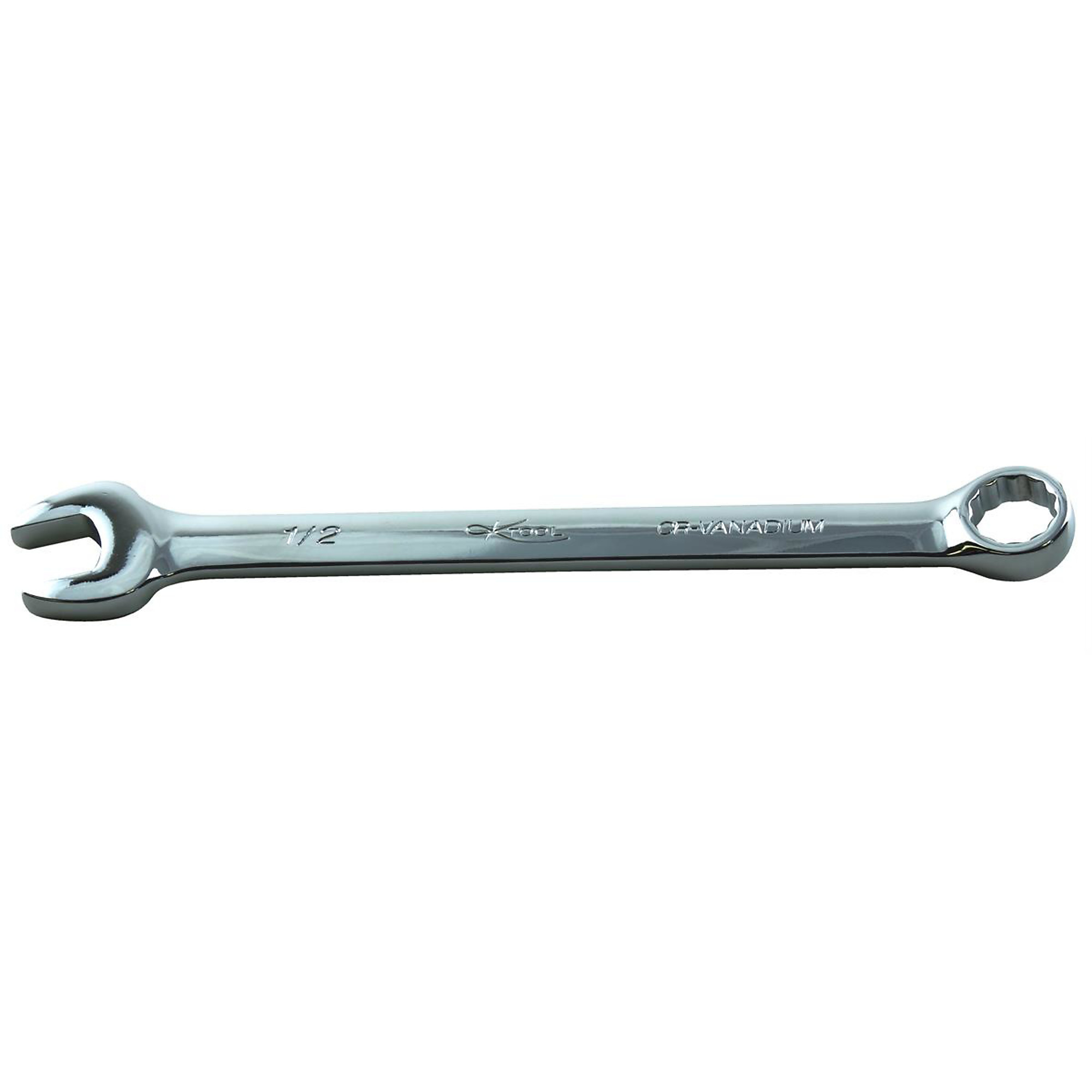 K-Tool International Combination Wrench — 1/2in., 12-Point, 15-Degree Offset, Alloy Steel, Model# KTI41316